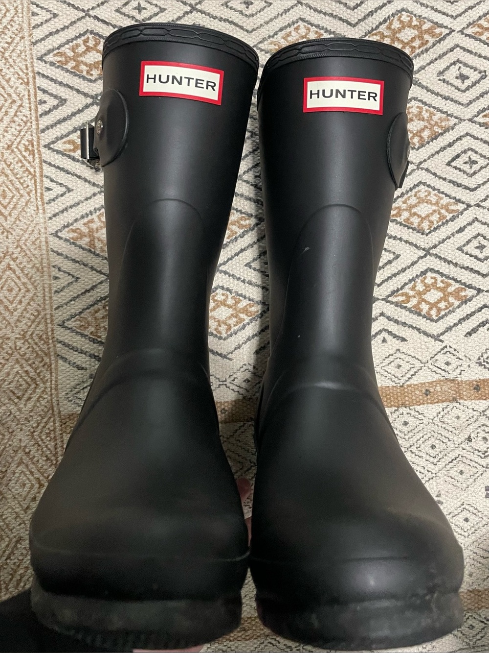 Short Hunter Boots Size 6
